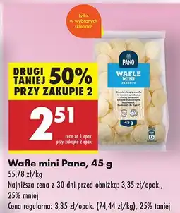 Biedronka Wafle mini Pano oferta