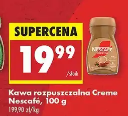 Biedronka Kawa rozpuszczalna Creme Nescafé oferta
