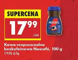 Biedronka Kawa rozpuszczalna bezkofeinowa Nescafé oferta
