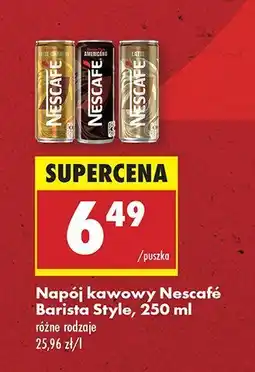 Biedronka Napój kawowy Nescafé Barista Style oferta
