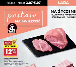 Biedronka Łopatka wieprzowa Lada oferta