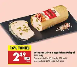 Biedronka Wieprzowina z ogórkiem Pekpol oferta