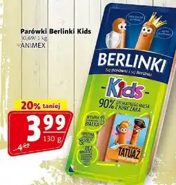 Prim Market Parówki Berlinki Kids Animex oferta