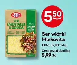 Żabka Ser wiórki Mlekovita ementaler & gouda oferta