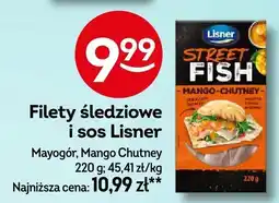 Żabka Filety śledziowe i sos Lisner Mayogór/Mango Chutney oferta