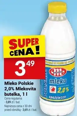 Twój Market Mleko Polskie 2,0% Mlekovita oferta
