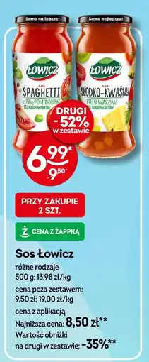 Żabka Sos Łowicz różne rodzaje oferta