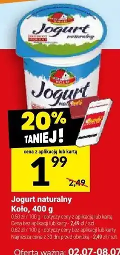 Twój Market Jogurt naturalny Koło oferta