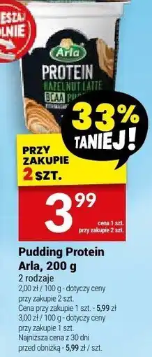 Twój Market Pudding Protein Arla oferta