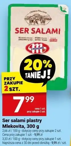 Twój Market Ser salami Mlekovita oferta