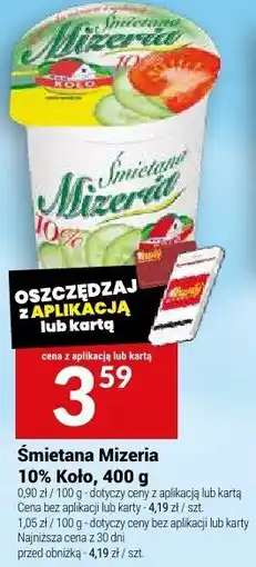Twój Market Śmietana Mizeria 10% Koło oferta
