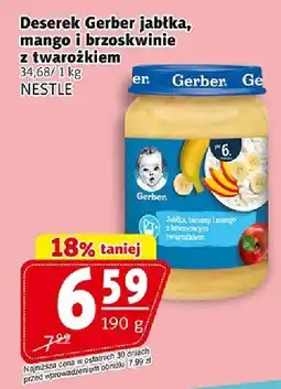 Prim Market Deserek Gerber jabłka, mango i brzoskwinie z twarożkiem NESTLE oferta