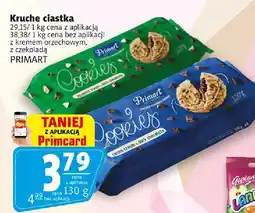 Prim Market Ciastka Primart Cookies z kremem orzechowym, z czekoladą oferta