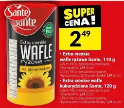 Twój Market Wafle Extra cienkie kukurydziane Sante, 120 g oferta