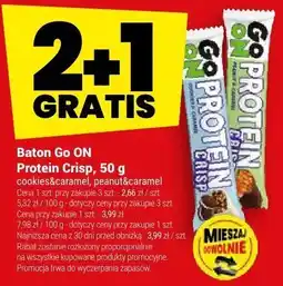 Twój Market Baton Go ON Protein Crisp, 50 g oferta
