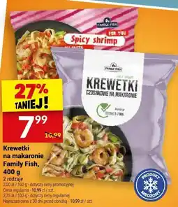 Twój Market Krewetki na makaronie Family Fish oferta