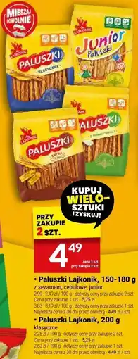 Twój Market Paluszki Lajkonik oferta