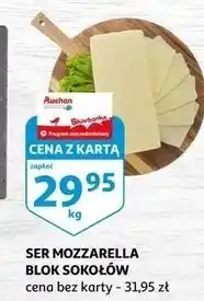 Auchan Ser mozzarella Sokołów oferta