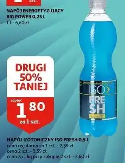 Auchan Napój izotoniczny wieloowocowy Isofresh oferta