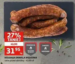Auchan Kiełbasa drwala wędzona Z Naszej Wędzarni Auchan oferta