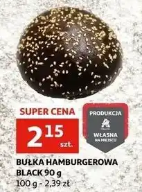 Auchan Bułka hamburgerowa black Auchan oferta