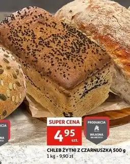 Auchan Chleb żytni z czarnuszką Auchan oferta