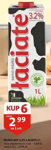 Auchan Mleko 3.2% Łaciate oferta