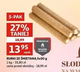 Auchan Rurki ze śmietaną Auchan oferta