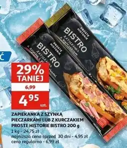 Auchan Zapiekanka z kurczakiem Iglotex Proste Historie Bistro oferta