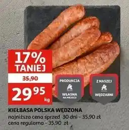 Auchan Kiełbasa polska wędzona oferta
