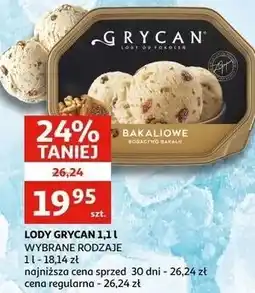 Auchan Lody bakaliowe Grycan oferta