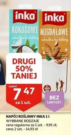 Auchan Napój migdałowy Inka Migdałowe oferta