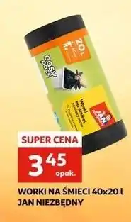 Auchan Worki na śmieci easy-pack 20 l Jan Niezbędny oferta