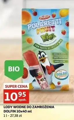 Auchan Lody owocowe bio Dolfin oferta