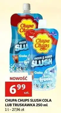 Auchan Mrożony napój slush strawberry Chupa Chups oferta