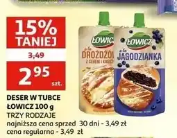 Auchan Deser jagodzianka Łowicz oferta