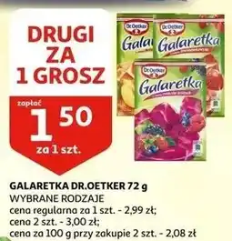 Auchan Galaretka owoce leśne Dr. Oetker oferta