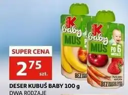 Auchan Mus jabłko-truskawka-marchew Kubuś Baby oferta