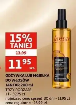 Auchan Mgiełka do włosów suchych i łamliwych Farmona Jantar oferta