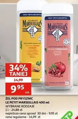 Auchan Żel pod prysznic organic mango&passion Le Petit Marseillais oferta