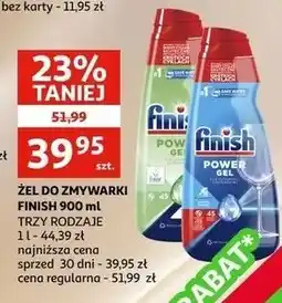 Auchan Żel do zmywarek regular Finish All In 1 Max oferta