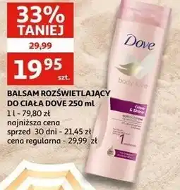 Auchan Balsam do ciała glow & shine Dove Body Love oferta