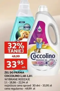 Auchan Żel do prania speed clean Coccolino oferta