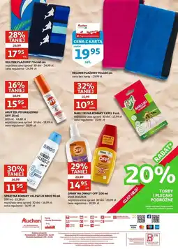 Auchan Spray na komary i kleszcze Bros oferta