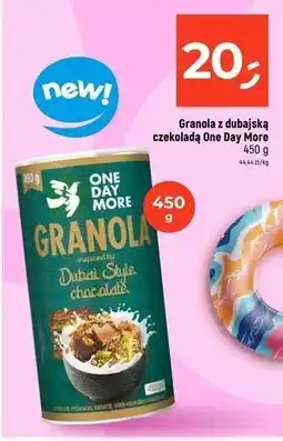 Dealz Granola o smaku dubajskiej czekolady One Day More oferta