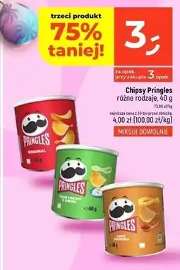 Dealz Chipsy paprykowe Pringles oferta