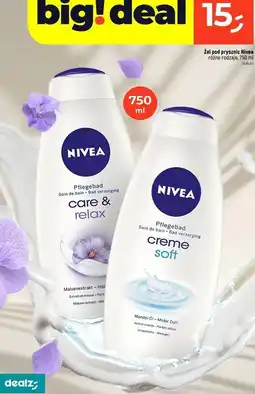 Dealz Żel pod prysznic care & relax Nivea oferta