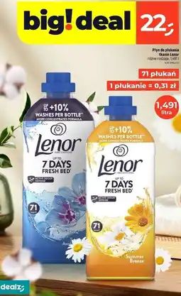 Dealz Płyn do płukania summer breeze Lenor oferta