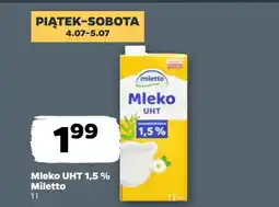 Netto Mleko Miletto oferta