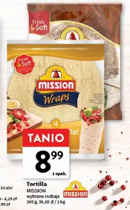 Intermarche Tortilla Mission wybrane rodzaje oferta